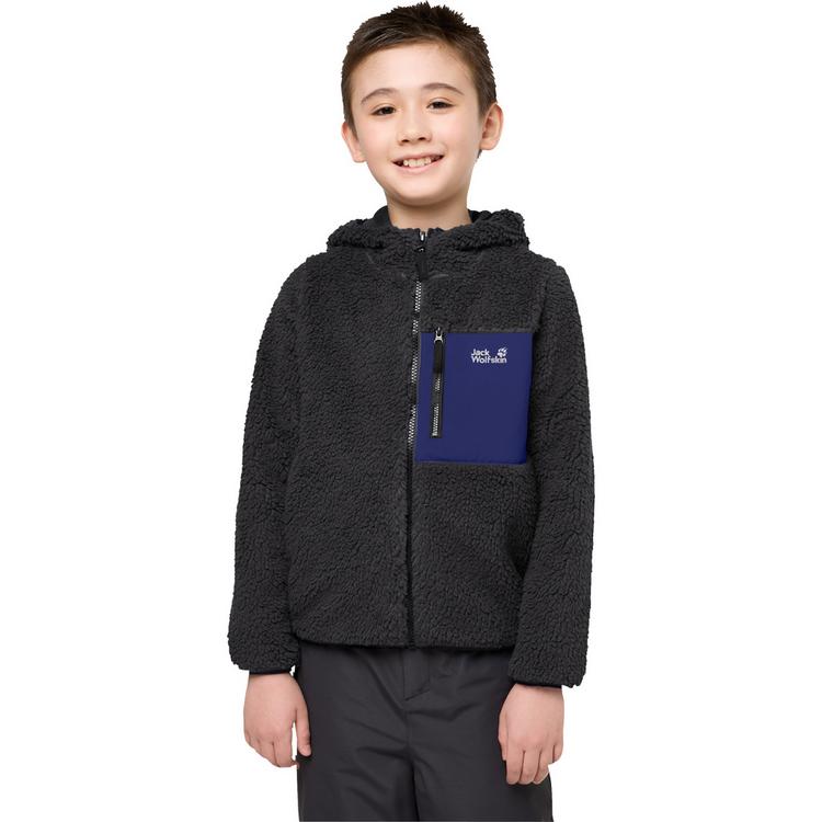Jack Wolfskin Jack Wolfskin ICE CURL HOOD JACKET K Fleecejacke Kinder - phantom / glow ink - 2 | SportScheck