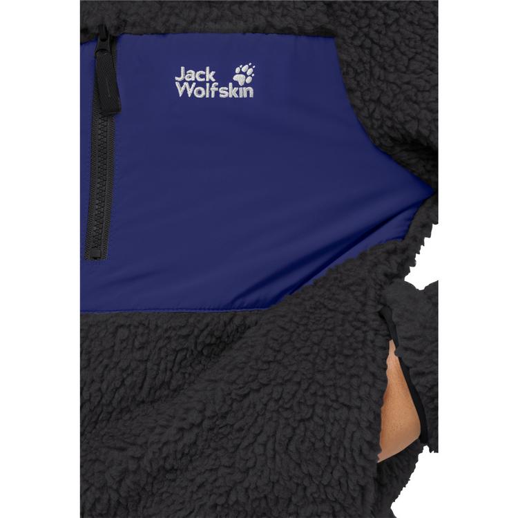 Jack Wolfskin Jack Wolfskin ICE CURL HOOD JACKET K Fleecejacke Kinder - phantom / glow ink - 5 | SportScheck