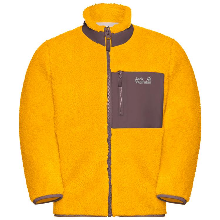 Jack Wolfskin Jack Wolfskin ICE CURL JACKET K Fleecejacke Kinder - burly yellow JW - 3 | SportScheck