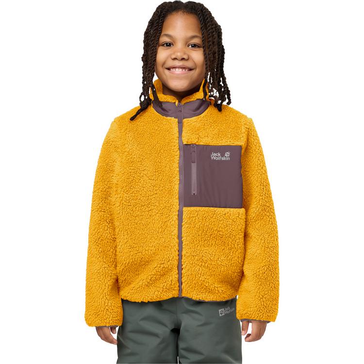Jack Wolfskin Jack Wolfskin ICE CURL JACKET K Fleecejacke Kinder - burly yellow JW - 2 | SportScheck
