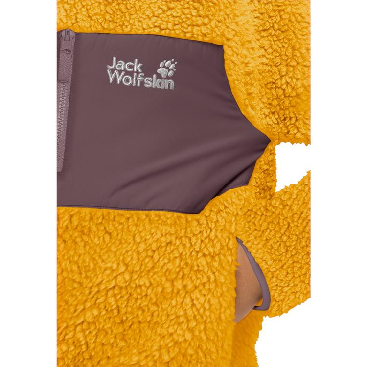 Jack Wolfskin Jack Wolfskin ICE CURL JACKET K Fleecejacke Kinder - burly yellow JW - 9 | SportScheck