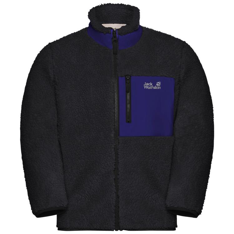 Jack Wolfskin Jack Wolfskin ICE CURL JACKET K Fleecejacke Kinder - phantom / glow ink - 3 | SportScheck