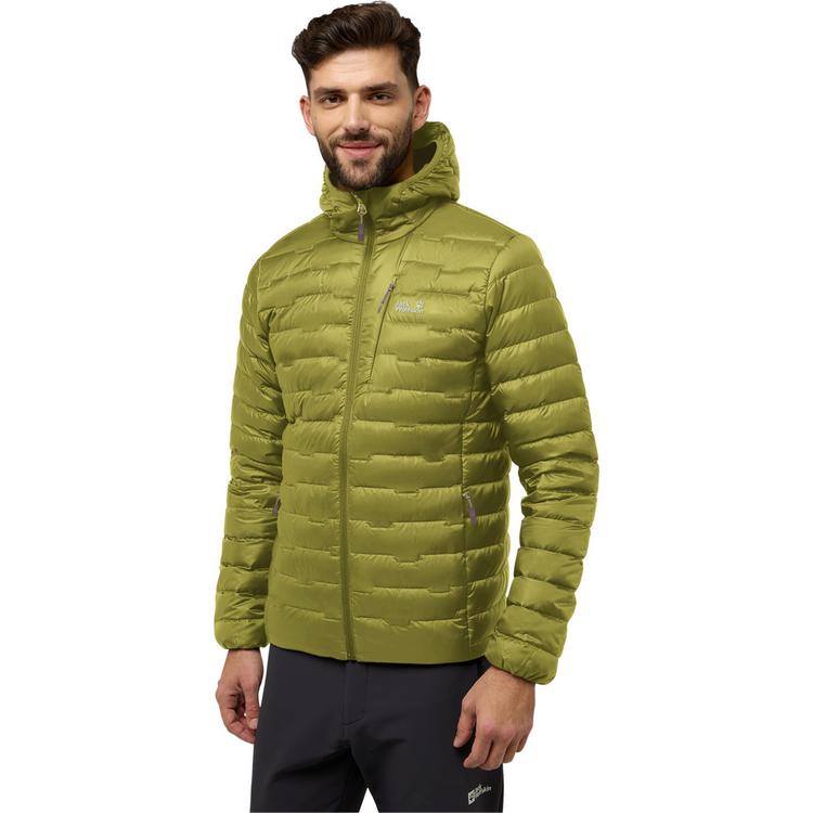 Jack Wolfskin Jack Wolfskin PASSAMANI DOWN HOODY M Daunenjacke Herren - khaki green - 0 | SportScheck