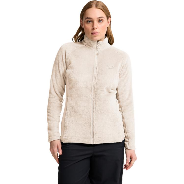 Jack Wolfskin Jack Wolfskin ROTWAND FZ W Fleecejacke Damen - oyster - 0 | SportScheck