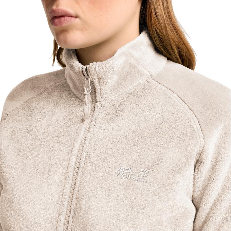 Jack Wolfskin Jack Wolfskin ROTWAND FZ W Fleecejacke Damen - oyster - 0 | SportScheck