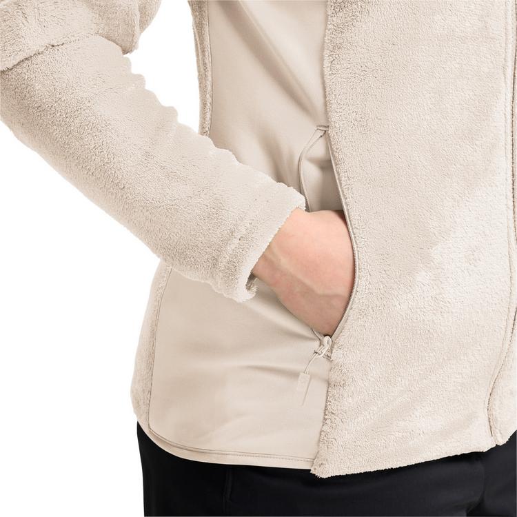 Jack Wolfskin Jack Wolfskin ROTWAND FZ W Fleecejacke Damen - oyster - 1 | SportScheck