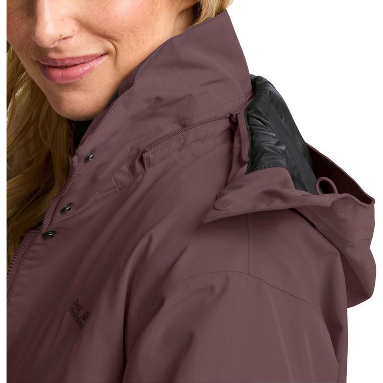 Jack Wolfskin Jack Wolfskin BAYLIGHT 3IN1 COAT W Funktionsmantel Damen - sheer plum - 1 | SportScheck