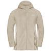 Jack Wolfskin ROTWAND HOODED FZ W Fleecejacke Damen - oyster