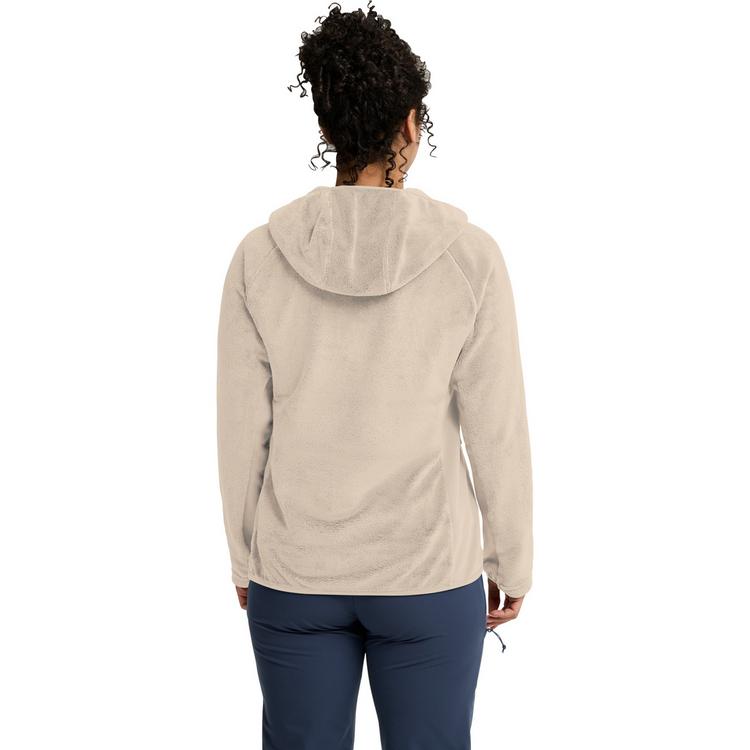 Jack Wolfskin Jack Wolfskin ROTWAND HOODED FZ W Fleecejacke Damen - oyster - 4 | SportScheck