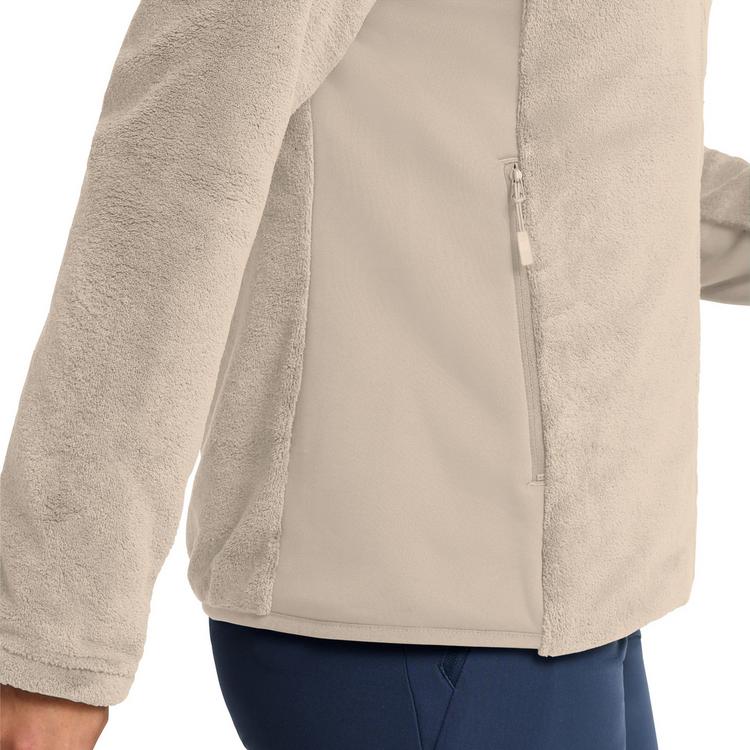 Jack Wolfskin Jack Wolfskin ROTWAND HOODED FZ W Fleecejacke Damen - oyster - 2 | SportScheck