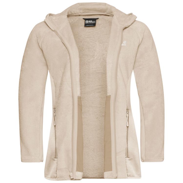 Jack Wolfskin Jack Wolfskin ROTWAND HOODED FZ W Fleecejacke Damen - oyster - 3 | SportScheck