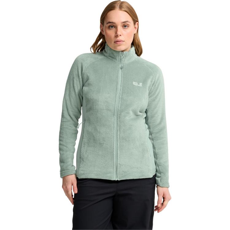 Jack Wolfskin Jack Wolfskin ROTWAND FZ W Fleecejacke Damen - green zinnia - 0 | SportScheck