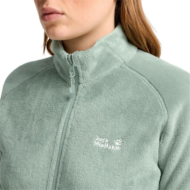Jack Wolfskin Jack Wolfskin ROTWAND FZ W Fleecejacke Damen - green zinnia - 0 | SportScheck