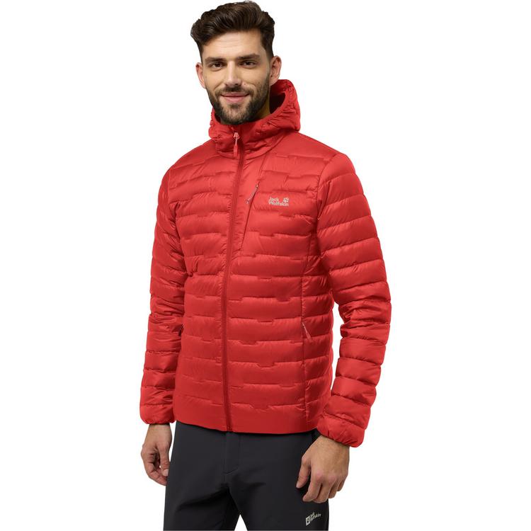 Jack Wolfskin Jack Wolfskin PASSAMANI DOWN HOODY M Daunenjacke Herren - siren red - 0 | SportScheck