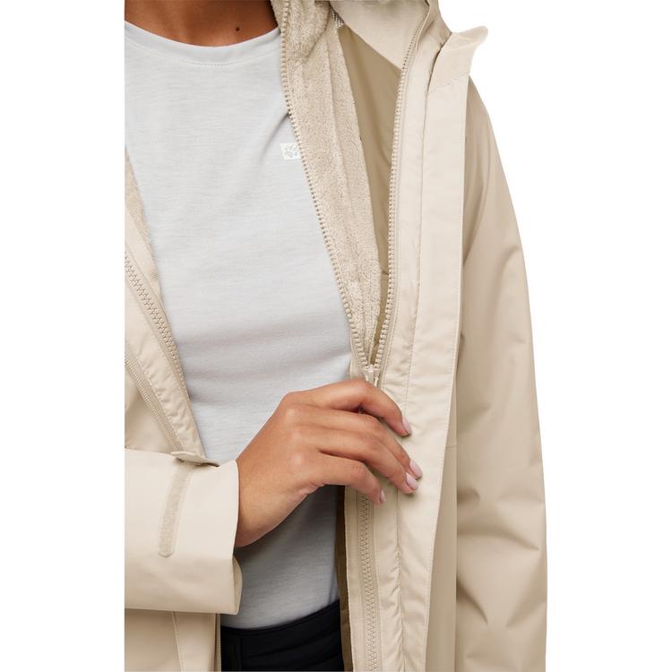 Jack Wolfskin Jack Wolfskin ROTWAND 3IN1 JKT W Doppeljacke Damen - oyster - 1 | SportScheck