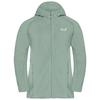 Jack Wolfskin ROTWAND HOODED FZ W Fleecejacke Damen - green zinnia