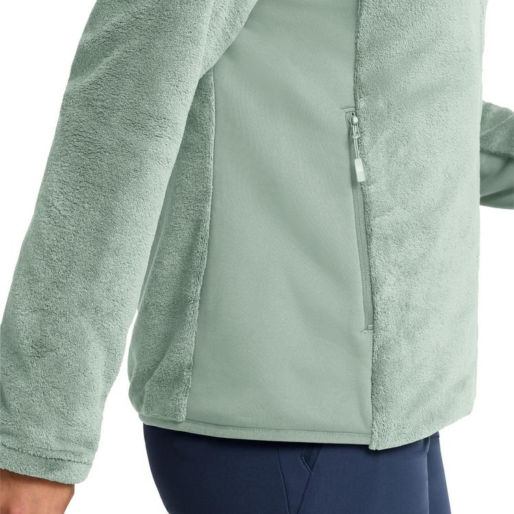 Jack Wolfskin Jack Wolfskin ROTWAND HOODED FZ W Fleecejacke Damen - green zinnia - 2 | SportScheck