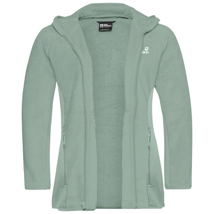 Jack Wolfskin Jack Wolfskin ROTWAND HOODED FZ W Fleecejacke Damen - green zinnia - 3 | SportScheck