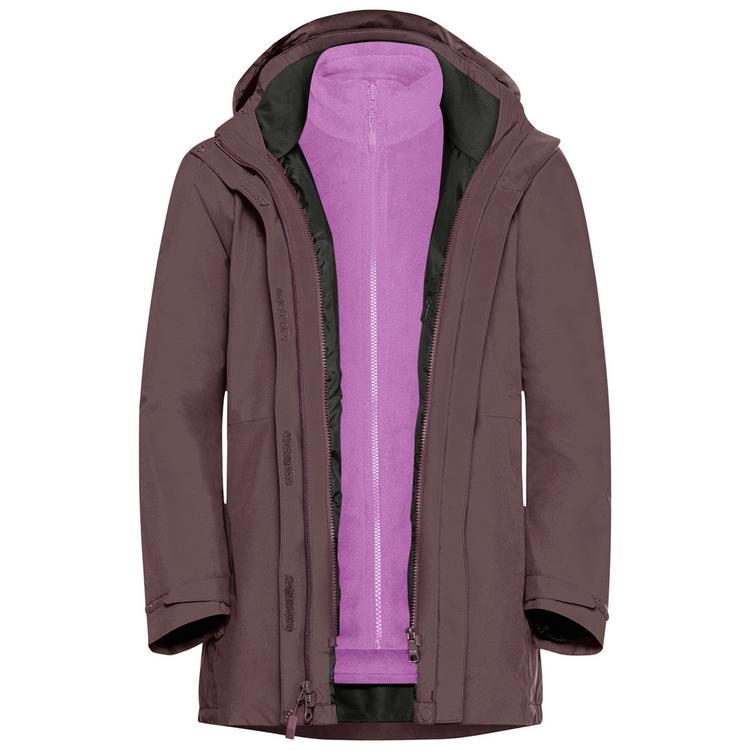 Jack Wolfskin Jack Wolfskin ROTWAND 3IN1 JKT W Doppeljacke Damen - sheer plum - 0 | SportScheck