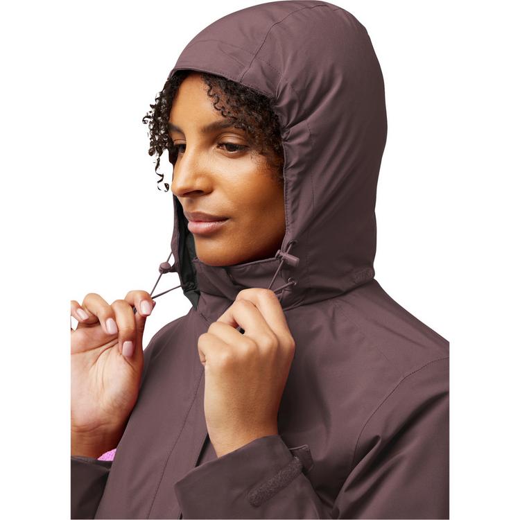 Jack Wolfskin Jack Wolfskin ROTWAND 3IN1 JKT W Doppeljacke Damen - sheer plum - 0 | SportScheck