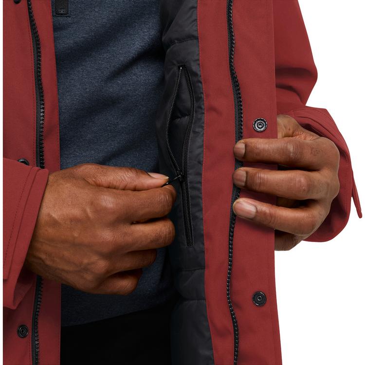Jack Wolfskin Jack Wolfskin CANYON SHIELD PARKA M Parka Herren - merlot - 1 | SportScheck