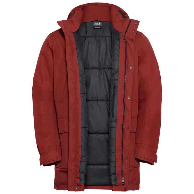 Jack Wolfskin Jack Wolfskin CANYON SHIELD PARKA M Parka Herren - merlot - 3 | SportScheck