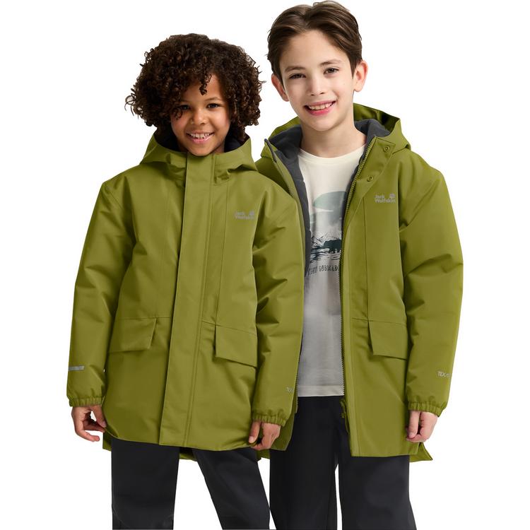 Jack Wolfskin Jack Wolfskin CANVEY JKT KIDS Fleecejacke Kinder - khaki green - 0 | SportScheck