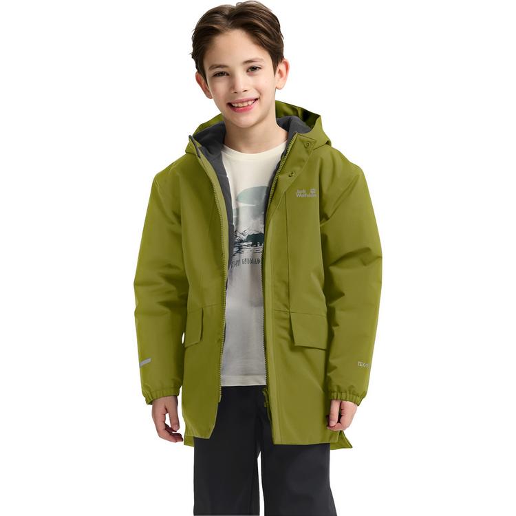 Jack Wolfskin Jack Wolfskin CANVEY JKT KIDS Fleecejacke Kinder - khaki green - 0 | SportScheck