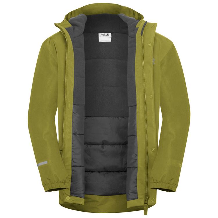Jack Wolfskin Jack Wolfskin CANVEY JKT KIDS Fleecejacke Kinder - khaki green - 3 | SportScheck