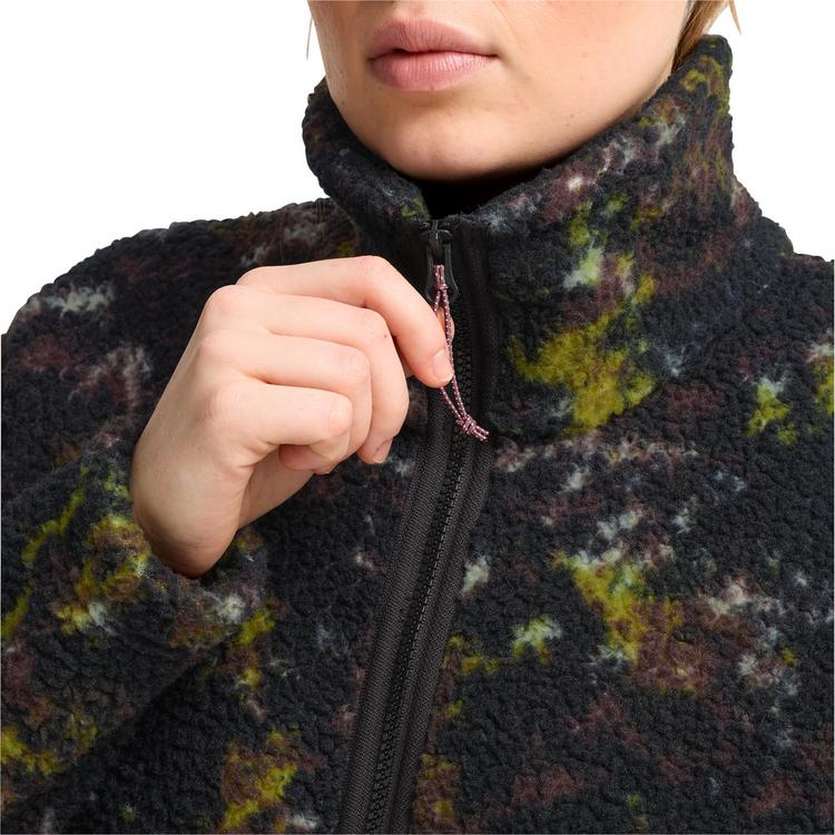 Jack Wolfskin Jack Wolfskin STONE LITE AOP JKT W Fleecejacke Damen - LICHEN dark navy - 0 | SportScheck