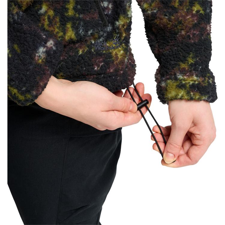 Jack Wolfskin Jack Wolfskin STONE LITE AOP JKT W Fleecejacke Damen - LICHEN dark navy - 1 | SportScheck