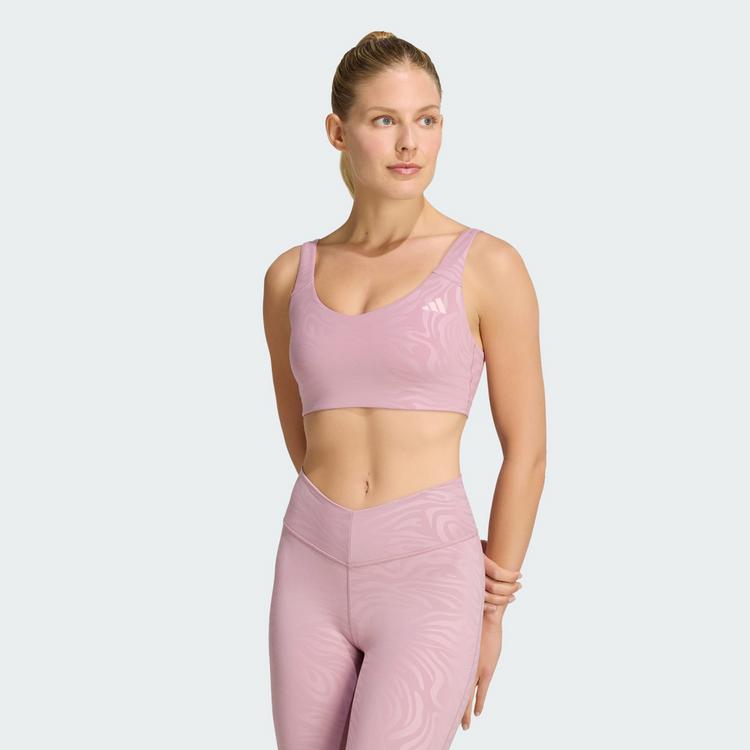 adidas adidas All Me Essentials Grafik Sport-BH, BH Damen - Magic Mauve - 0 | SportScheck