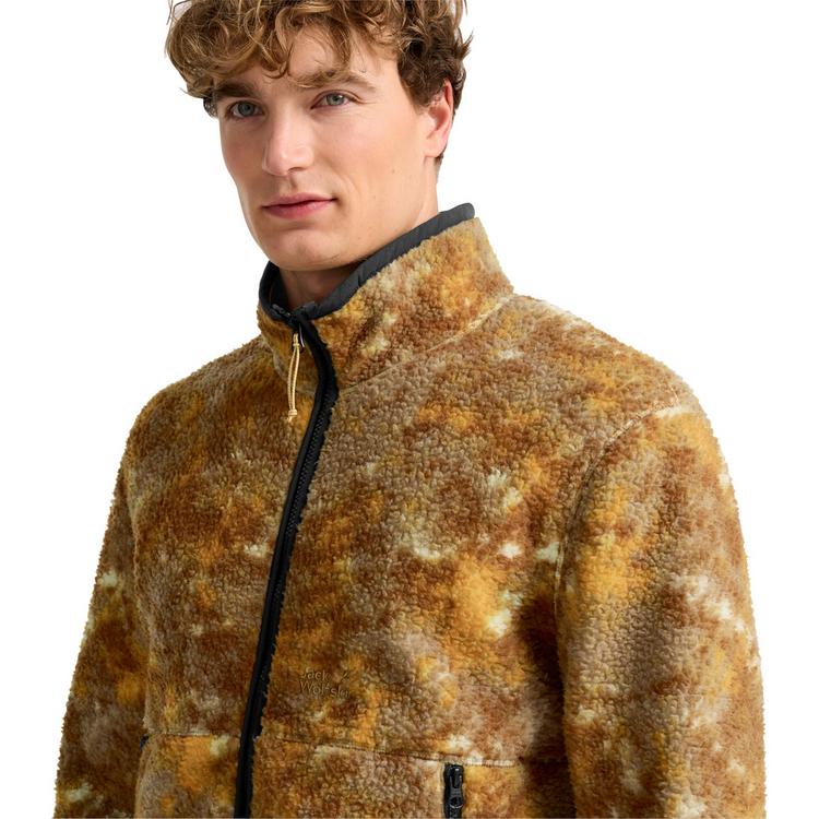 Jack Wolfskin Jack Wolfskin STONE LITE AOP JKT M Fleecejacke Herren - LICHEN hazel wood - 0 | SportScheck