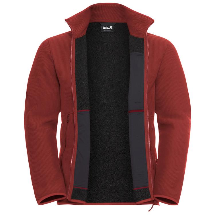 Jack Wolfskin Jack Wolfskin LAKE RIDGE JKT M Fleecejacke Herren - merlot - 2 | SportScheck