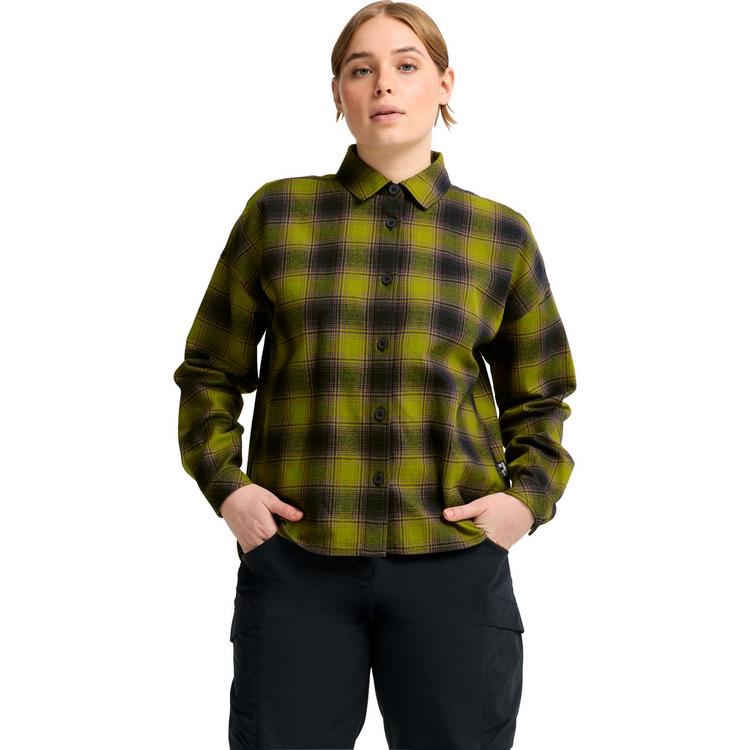 Jack Wolfskin Jack Wolfskin BAJA FLANNEL SHIRT W Langarmhemd Damen - CHECK dark navy / sheer plum - 0 | SportScheck