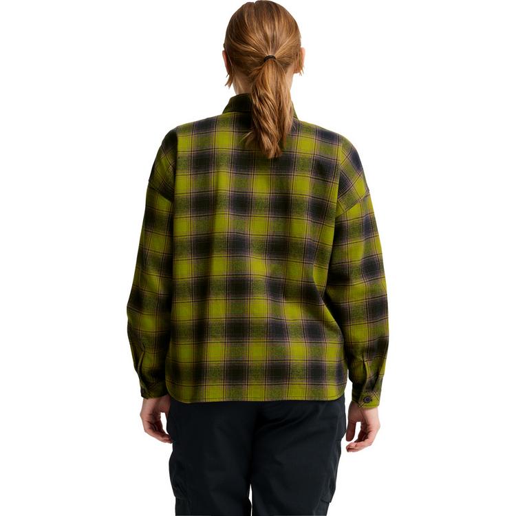 Jack Wolfskin Jack Wolfskin BAJA FLANNEL SHIRT W Langarmhemd Damen - CHECK dark navy / sheer plum - 1 | SportScheck