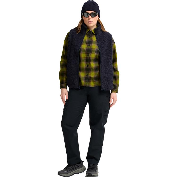 Jack Wolfskin Jack Wolfskin BAJA FLANNEL SHIRT W Langarmhemd Damen - CHECK dark navy / sheer plum - 2 | SportScheck