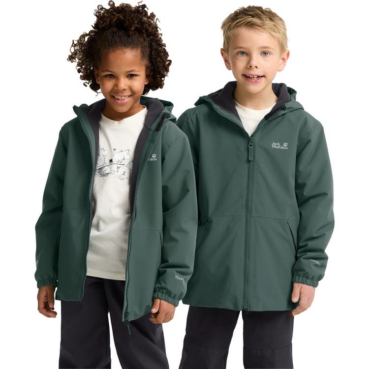 Jack Wolfskin Jack Wolfskin SNOW DAYS JKT KIDS Fleecejacke Kinder - sago palm - 0 | SportScheck