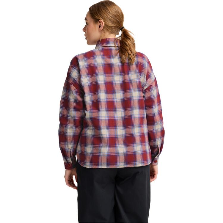 Jack Wolfskin Jack Wolfskin BAJA FLANNEL SHIRT W Langarmhemd Damen - CHECK merlot - 1 | SportScheck