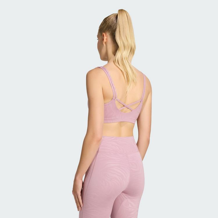 adidas adidas All Me Essentials Grafik Sport-BH, BH Damen - Magic Mauve - 1 | SportScheck