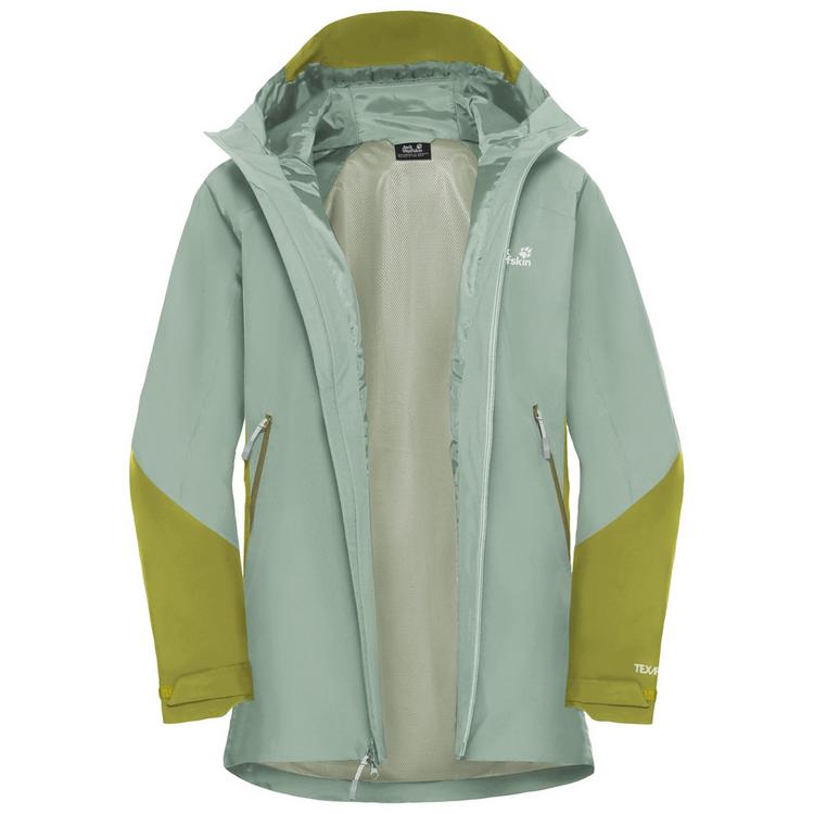 Jack Wolfskin Jack Wolfskin UNBOUND ADVENTURE 2L JKT W Funktionsjacke Damen - Green Zinnia / Khaki Green - 3 | SportScheck