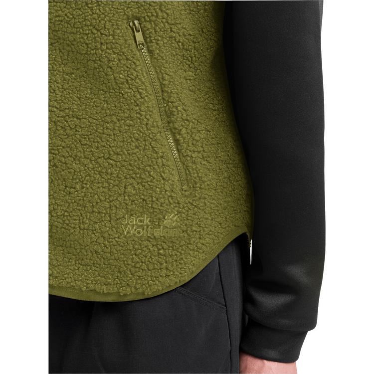 Jack Wolfskin Jack Wolfskin HIGH CURL VEST W Fleeceweste Damen - khaki green - 2 | SportScheck