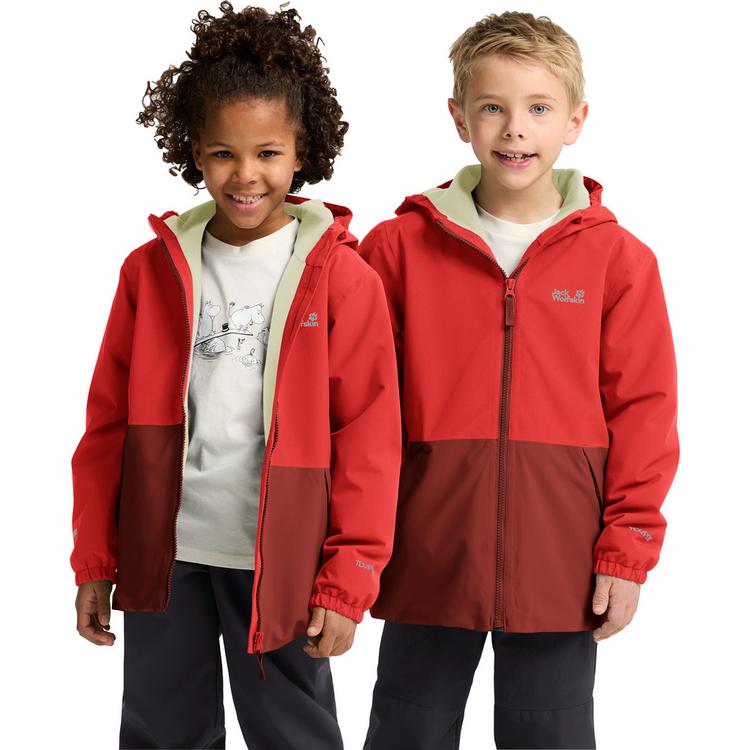 Jack Wolfskin Jack Wolfskin SNOW DAYS JKT KIDS Fleecejacke Kinder - siren red - 0 | SportScheck