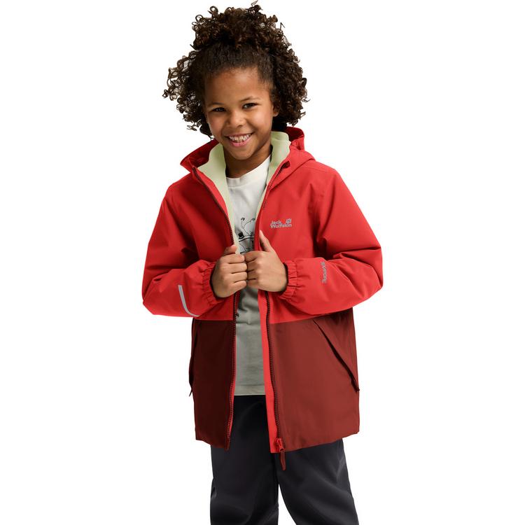 Jack Wolfskin Jack Wolfskin SNOW DAYS JKT KIDS Fleecejacke Kinder - siren red - 2 | SportScheck