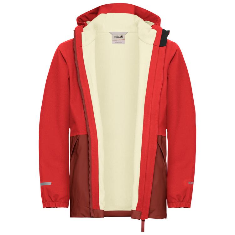 Jack Wolfskin Jack Wolfskin SNOW DAYS JKT KIDS Fleecejacke Kinder - siren red - 3 | SportScheck