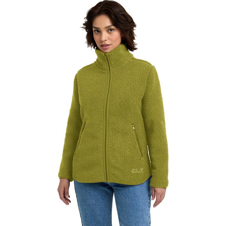 Jack Wolfskin Jack Wolfskin HIGH CURL JKT W Fleecejacke Damen - khaki green - 0 | SportScheck
