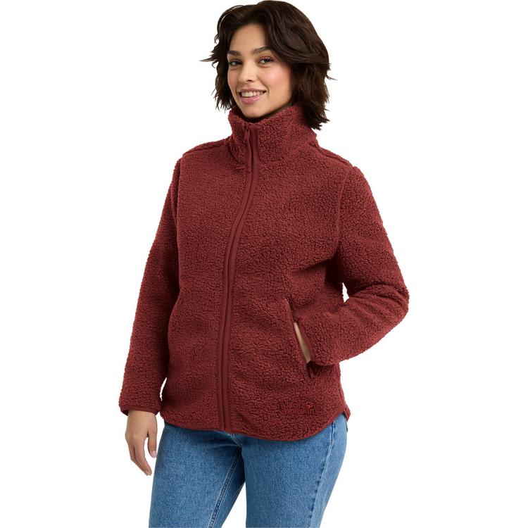 Jack Wolfskin Jack Wolfskin HIGH CURL JKT W Fleecejacke Damen - merlot - 0 | SportScheck
