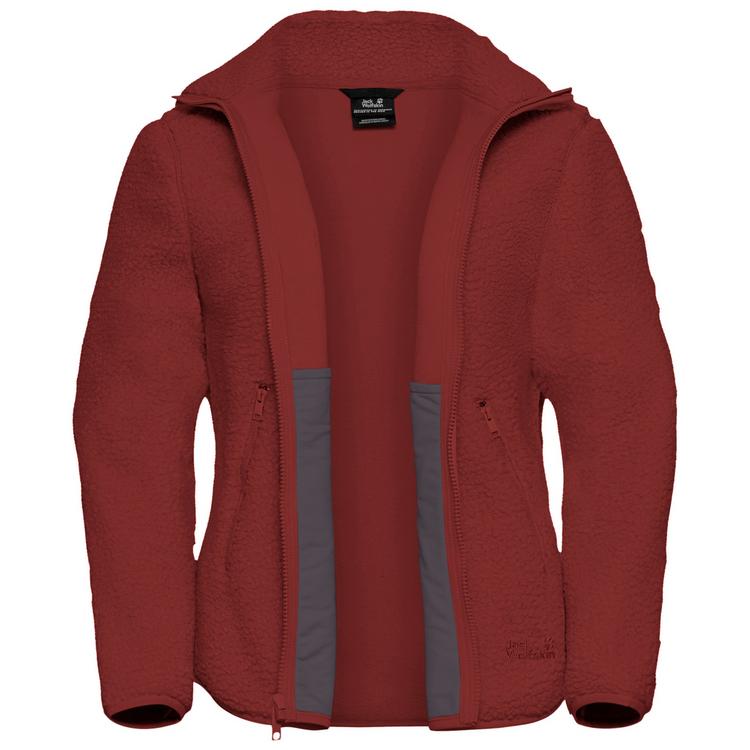 Jack Wolfskin Jack Wolfskin HIGH CURL JKT W Fleecejacke Damen - merlot - 3 | SportScheck
