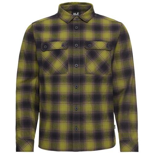 Jack Wolfskin BAJA FLANNEL SHIRT M Langarmhemd Herren