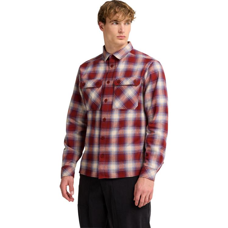 Jack Wolfskin Jack Wolfskin BAJA FLANNEL SHIRT M Langarmhemd Herren - CHECK merlot - 0 | SportScheck